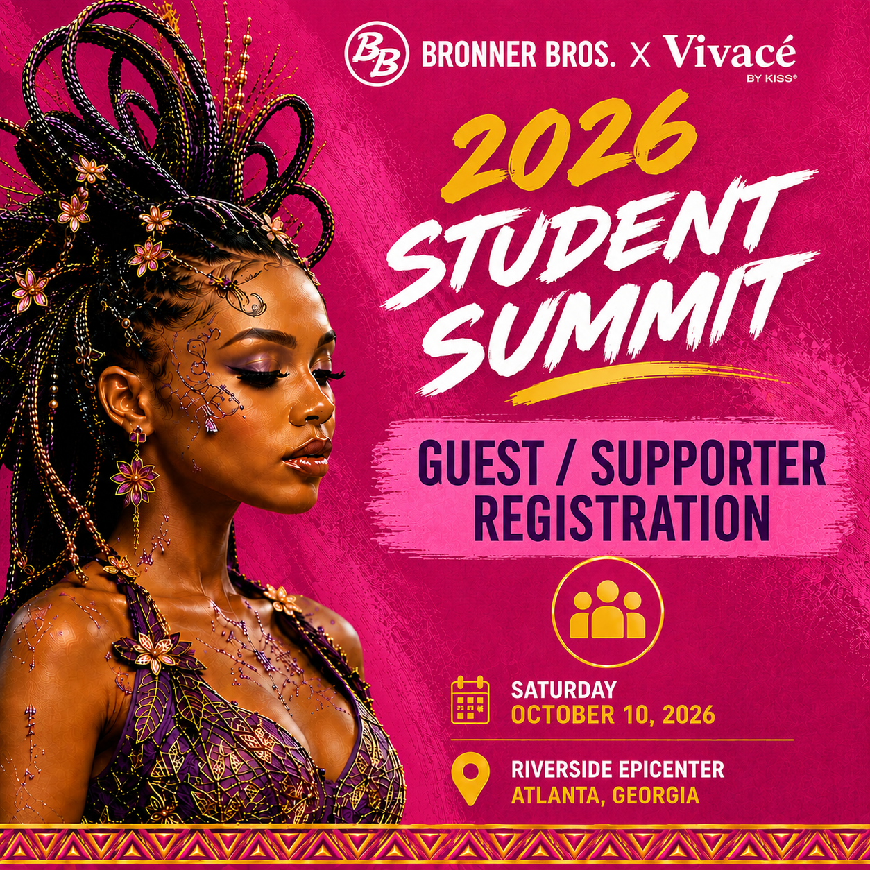 Bronner Bros. x Vivace by KISS 2026 Student Summit